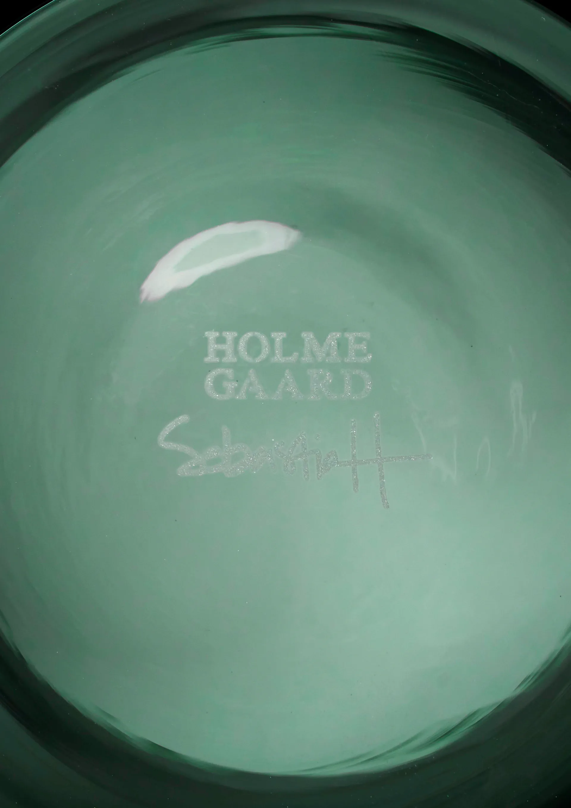 Wazon Arc 21 cm, Ciemnozielony Holmegaard