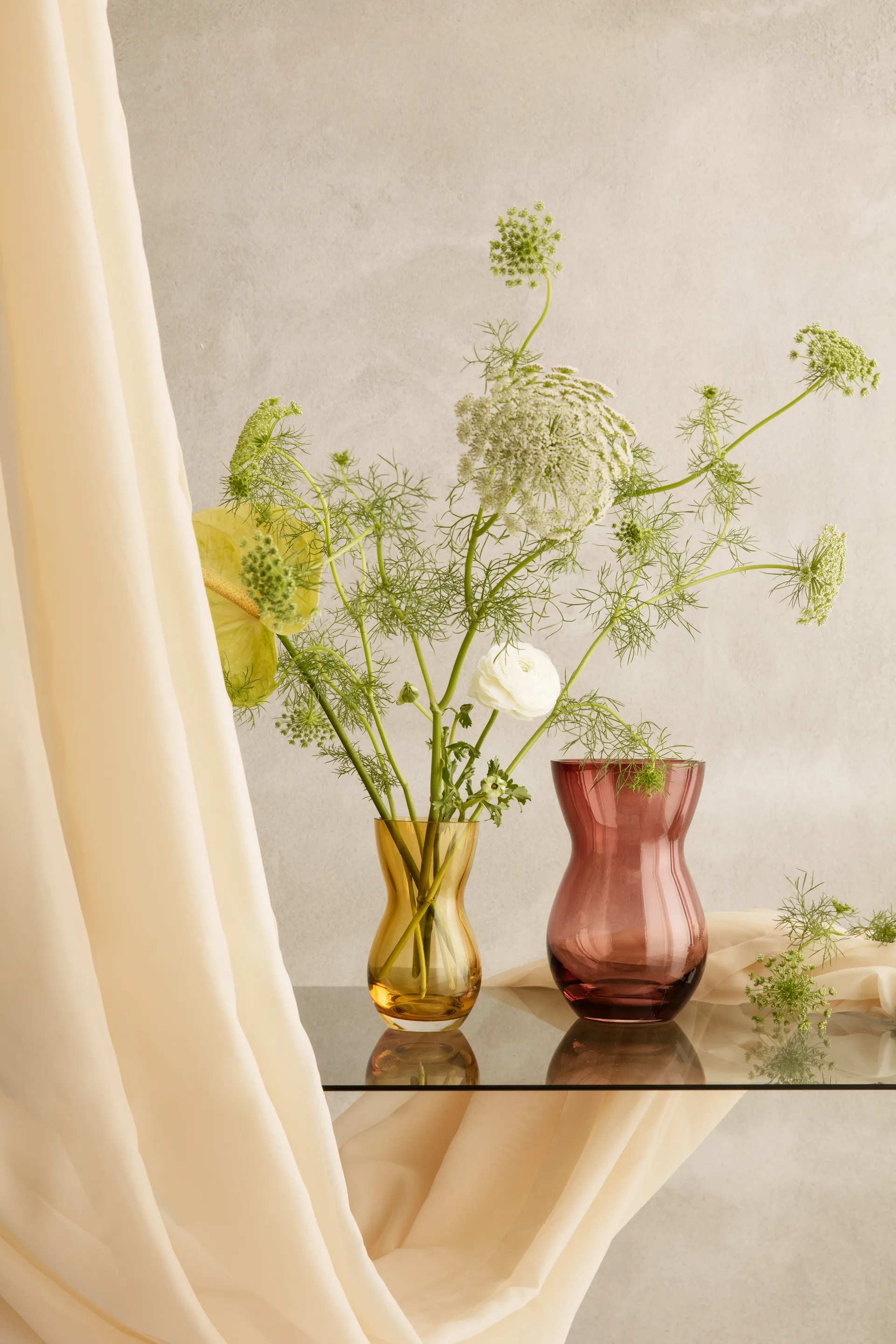 Wazon Calabas 1 cm, Burgundy Holmegaard