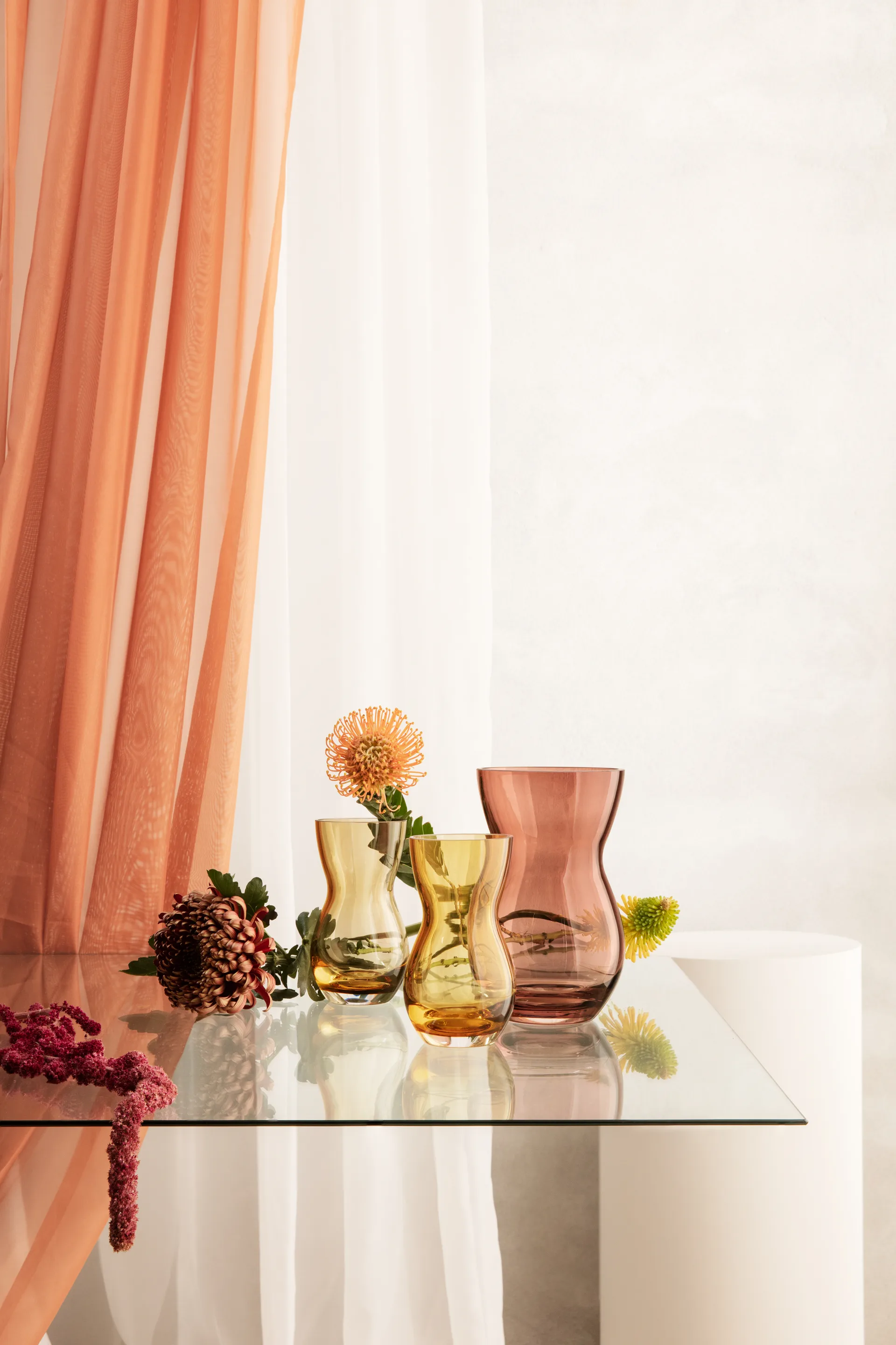 Wazon Calabas 1 cm, Burgundy Holmegaard