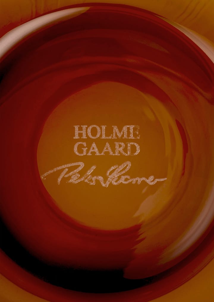 Wazon Calabas 1 cm, Duo Burgundy-amber Holmegaard