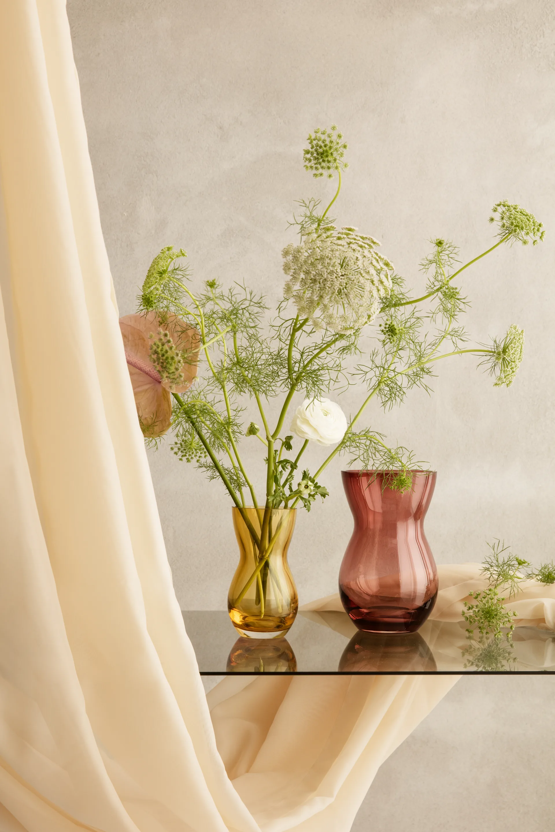 Wazon z tykwy 16 cm, Bursztynowy Holmegaard