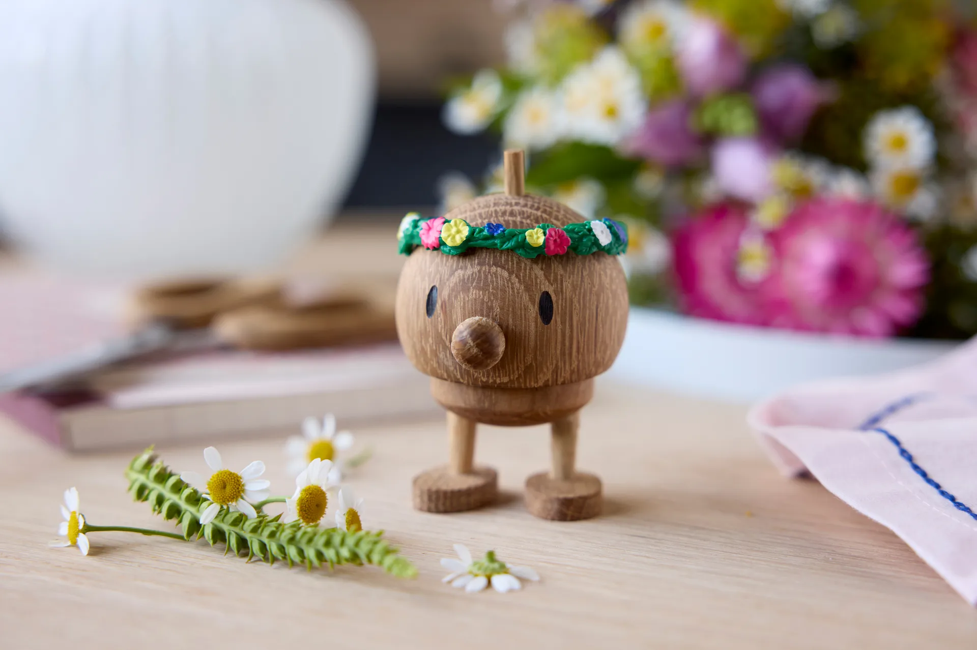 Figurka Hoptimist Flower Bumble S, Oak Hoptimist