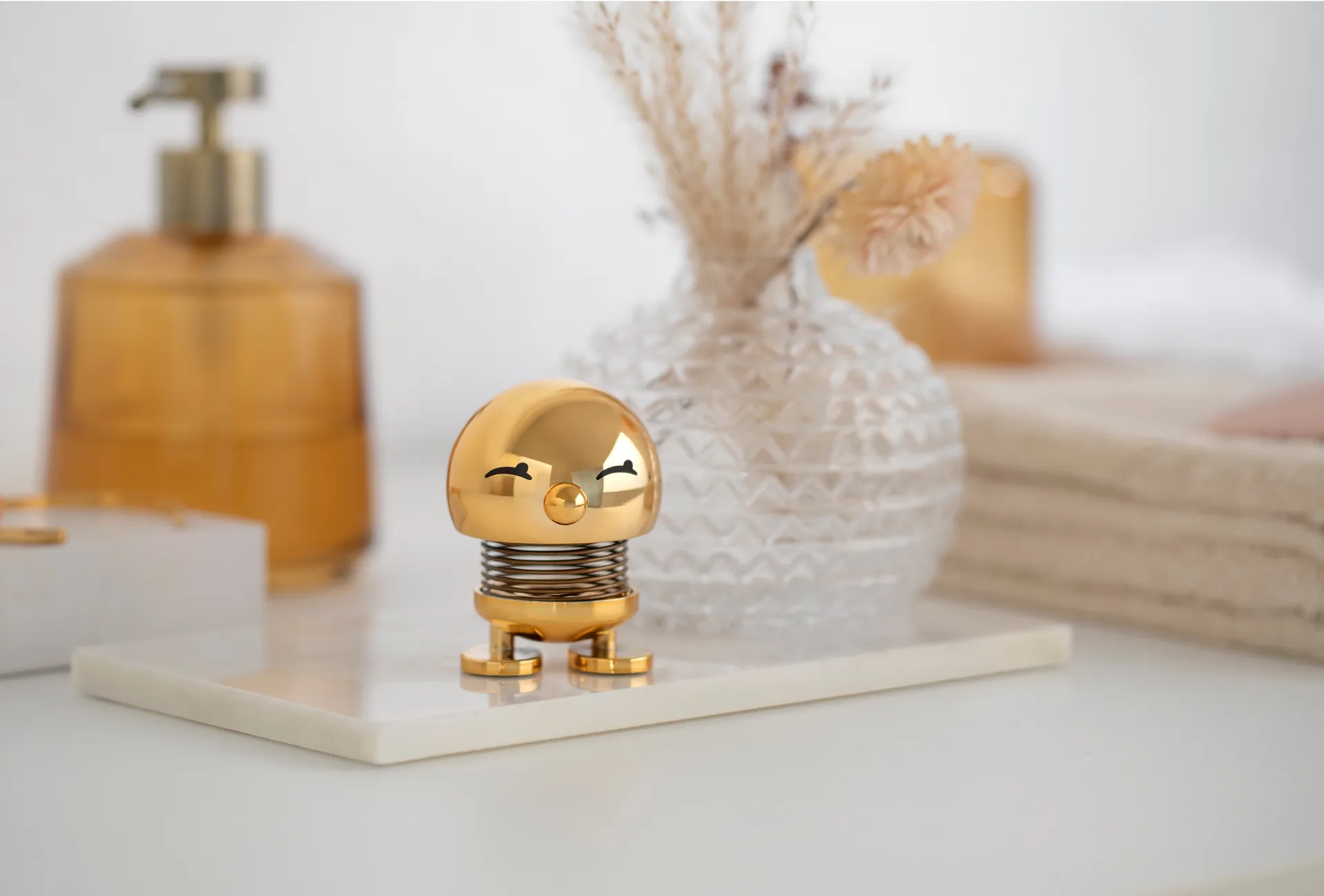 Hoptimist Bimble S figur, Gold Hoptimist