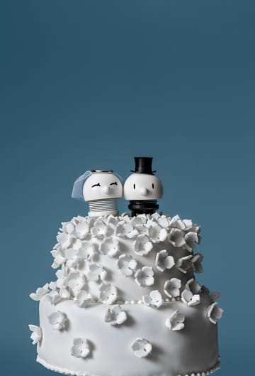 Hoptimist Bride & Groom statuetka 2 Części - White - Hoptimist