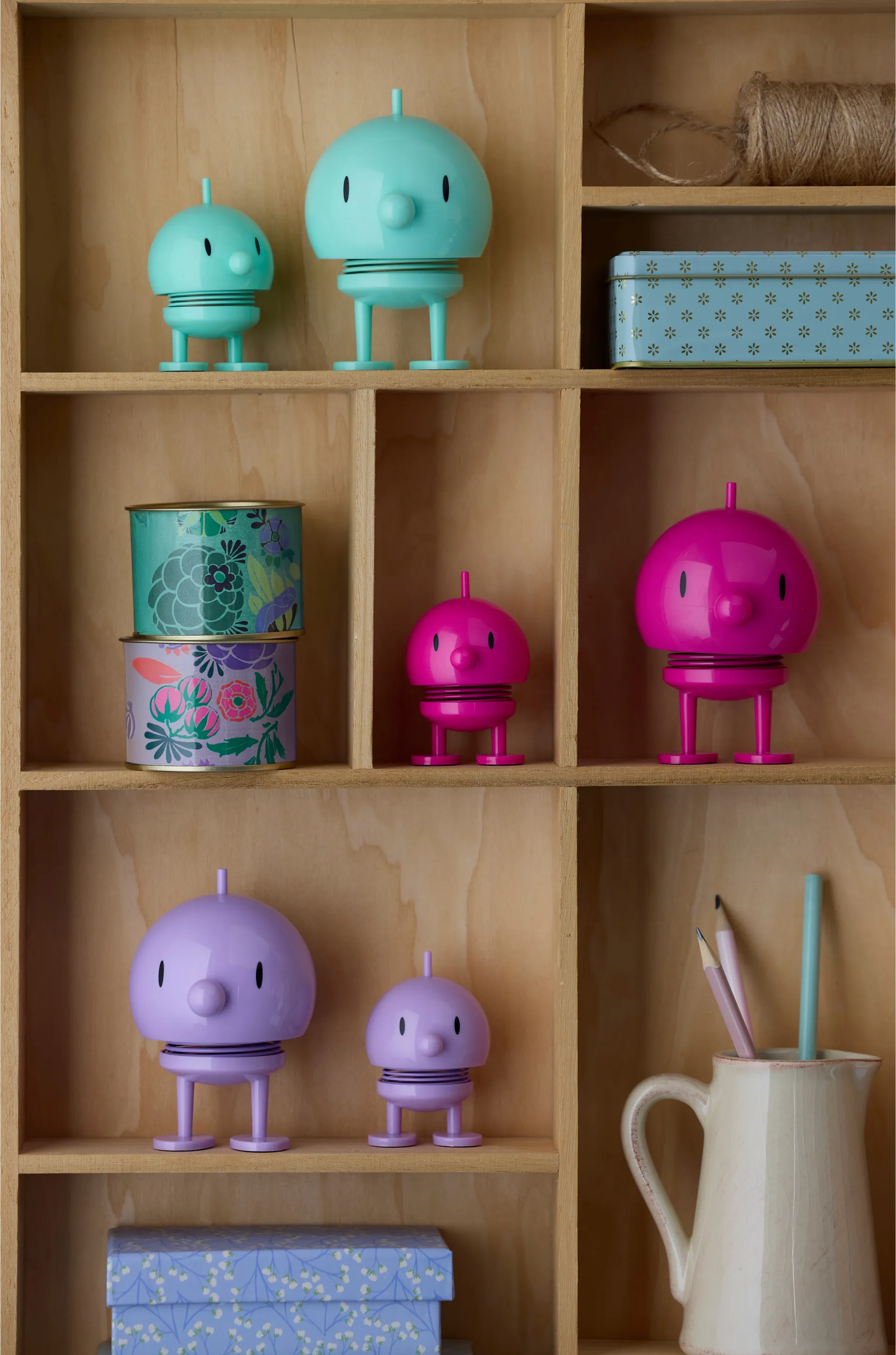 Hoptimist Bumble M figur, Pink Hoptimist