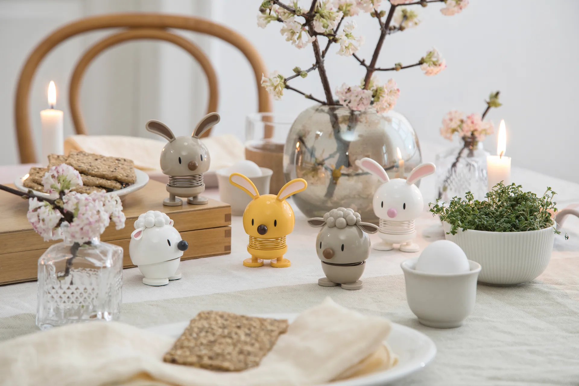 Hoptimist Bunny statuetka 9 cm, White Hoptimist