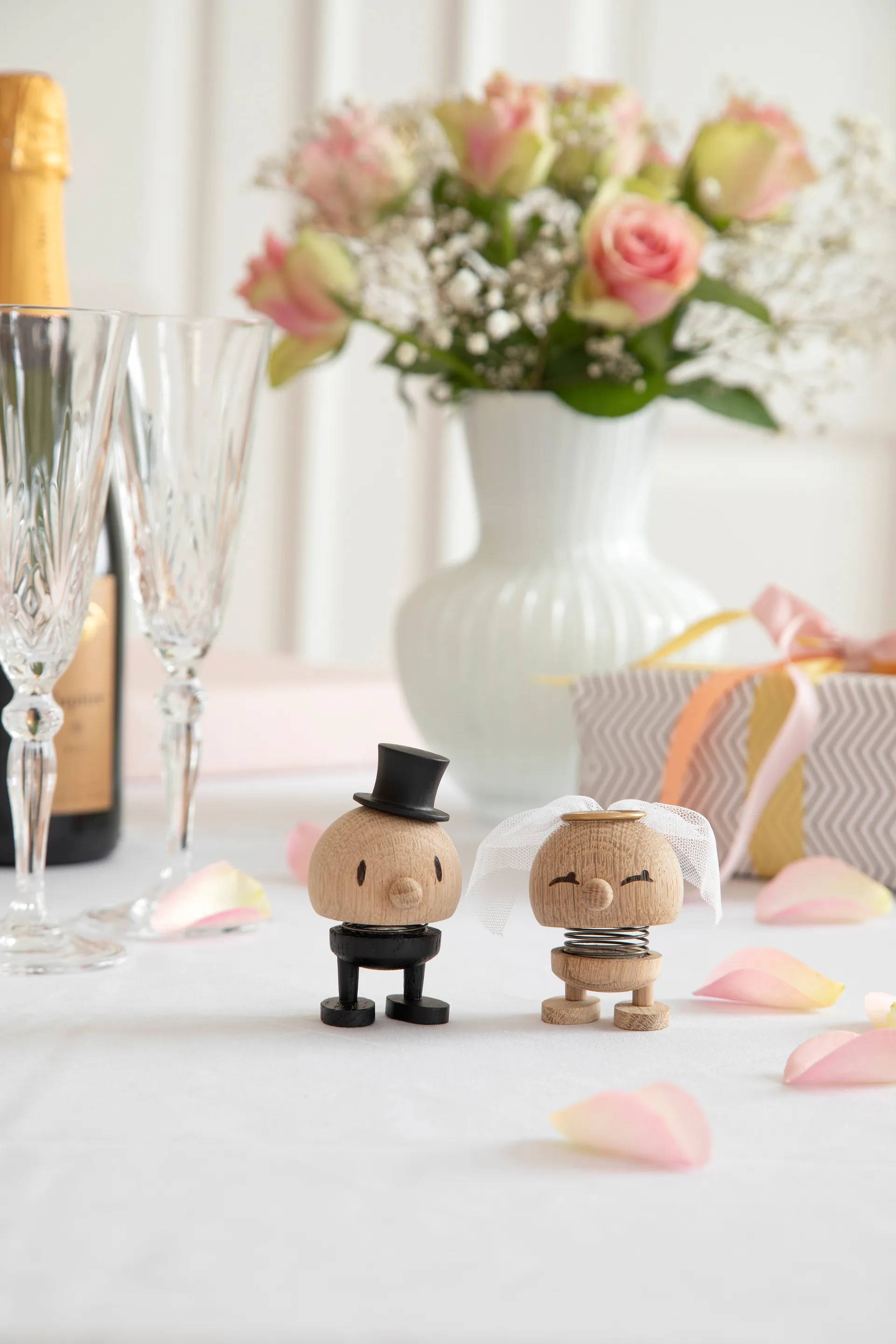 Hoptimist Groom S statuetka, Raw oak Hoptimist