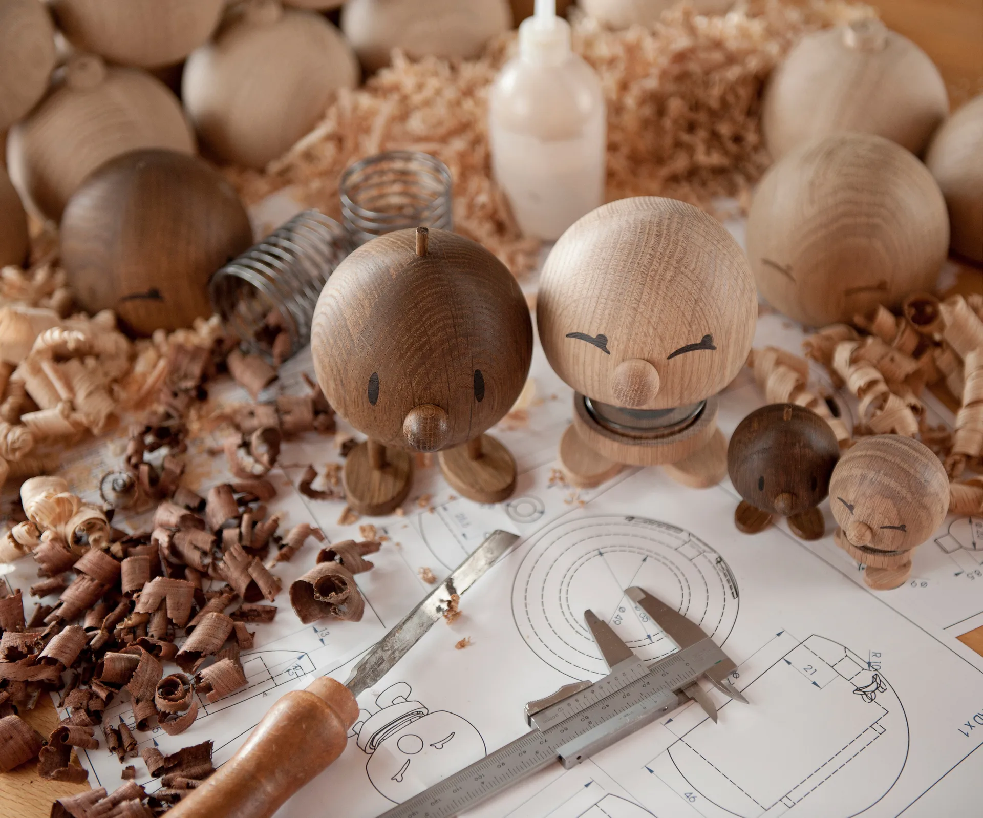 Hoptimist IQ Bimble S statuetka, Oak Hoptimist