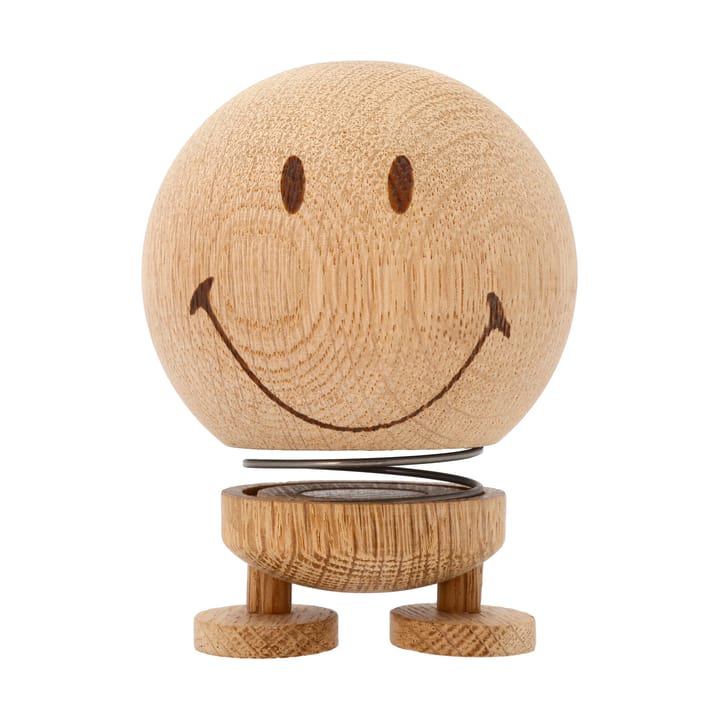 Hoptimist Smiley M statuetka - Raw oak - Hoptimist