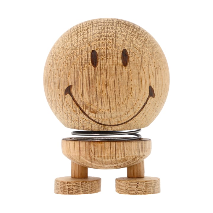 Hoptimist Smiley S statuetka - Raw oak - Hoptimist