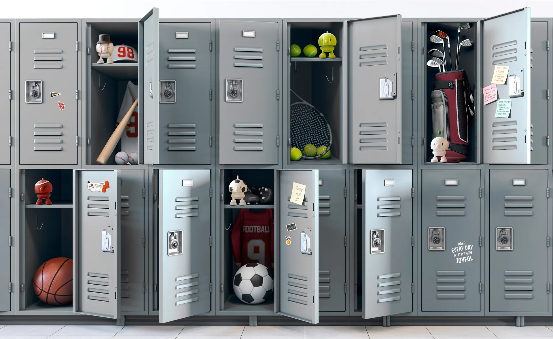 Hoptimist Tennis Bumble S figurka, Yellow Hoptimist