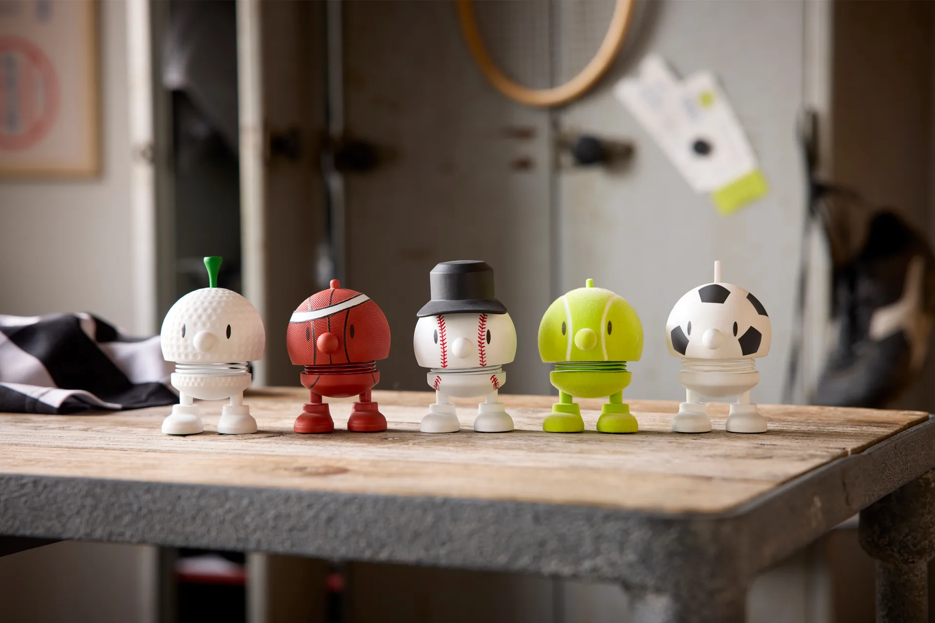 Hoptimist Tennis Bumble S figurka, Yellow Hoptimist