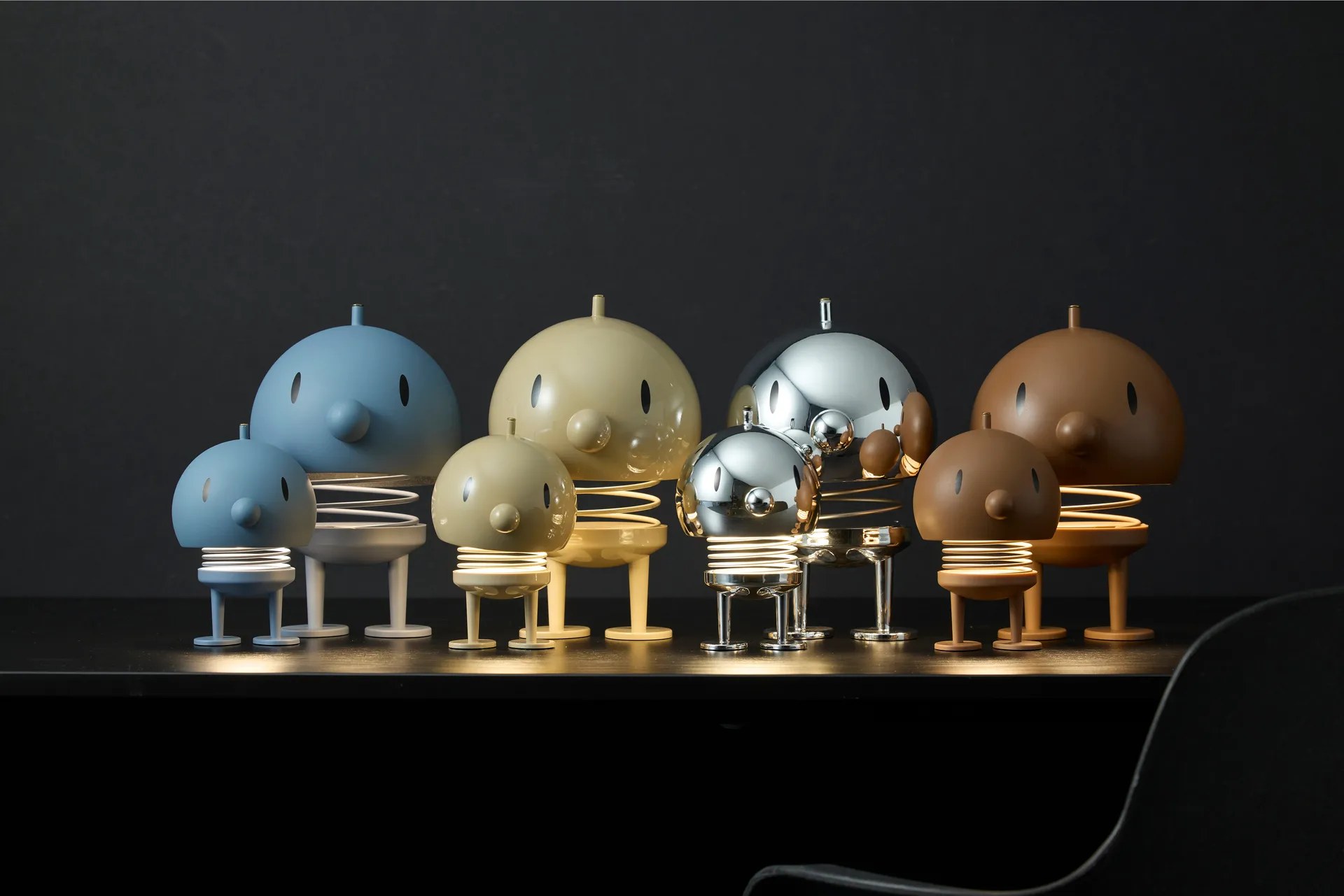 Lampa przenośna Hoptimist LED XL, Chrome Hoptimist