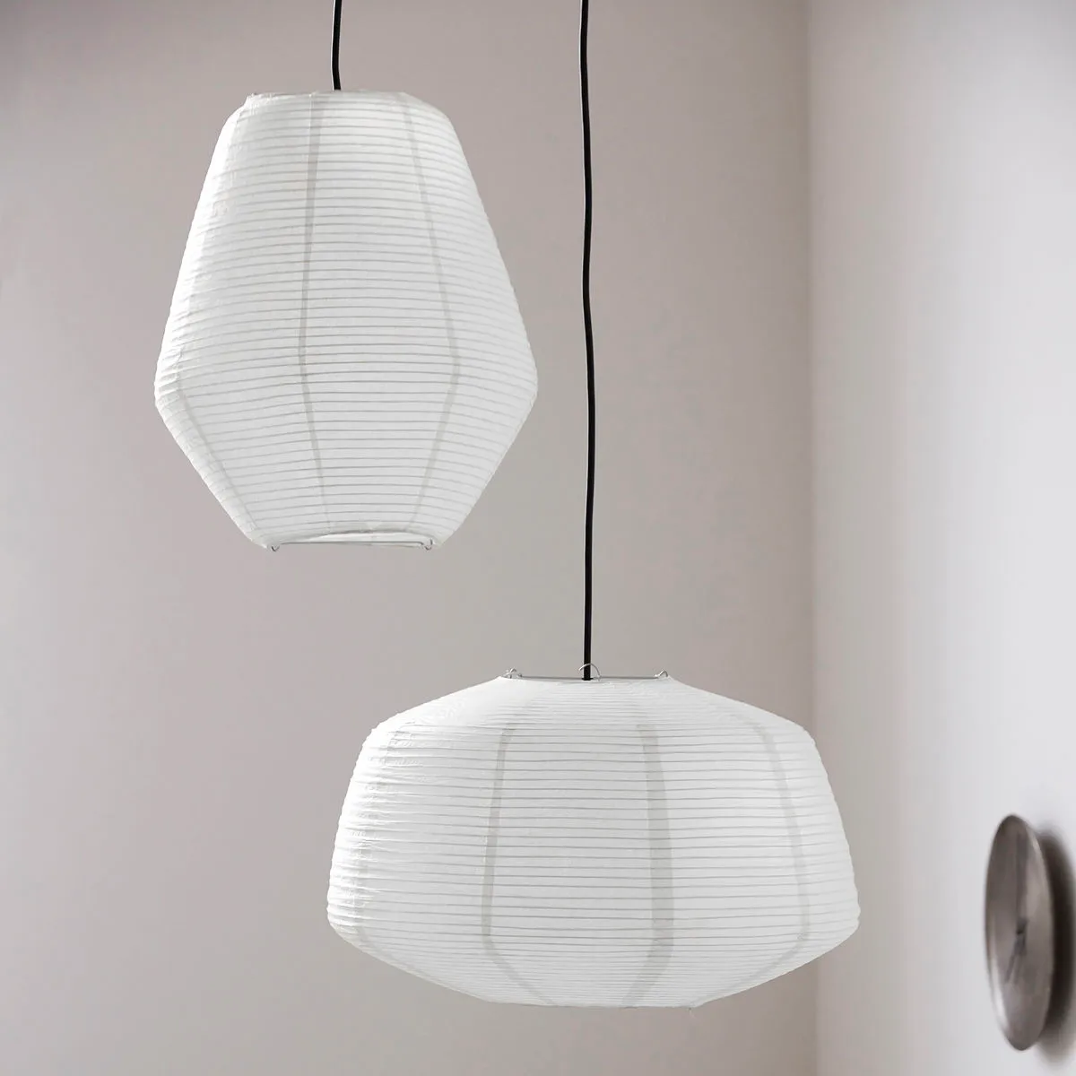 Abażur Bidar Ø50 cm, Biały House Doctor