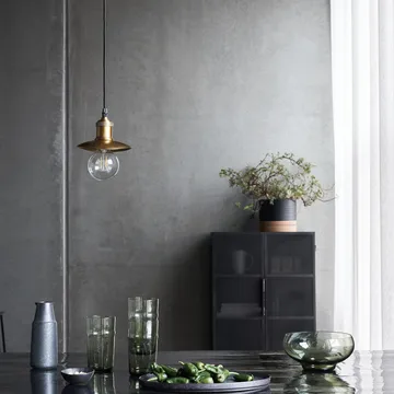 Abażur Hatt 13x14 cm - Mosiądz postarzany - House Doctor