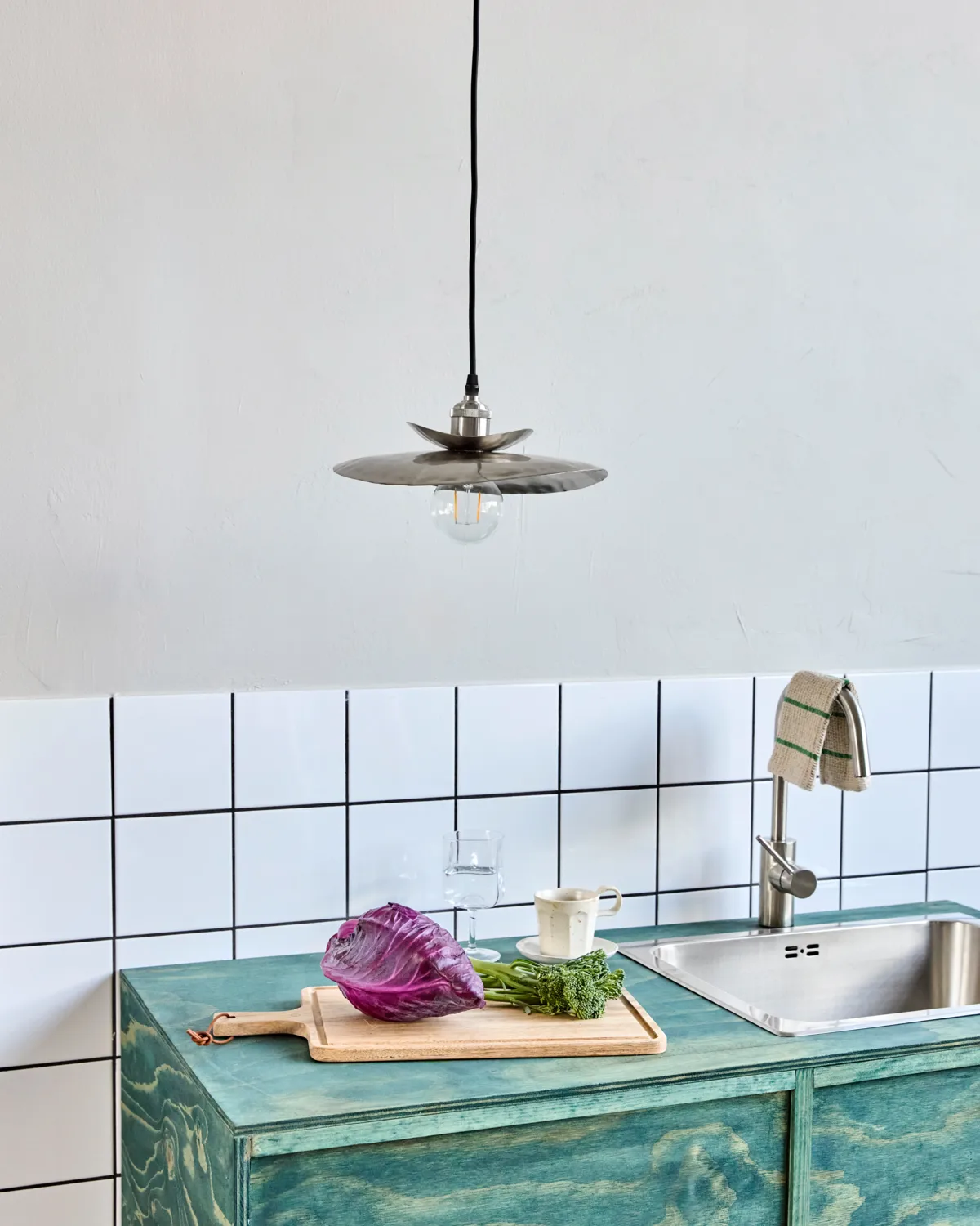 Abażur Hatt 13x14 cm, Srebrny, szczotkowany, 28×30×4,5 cm House Doctor