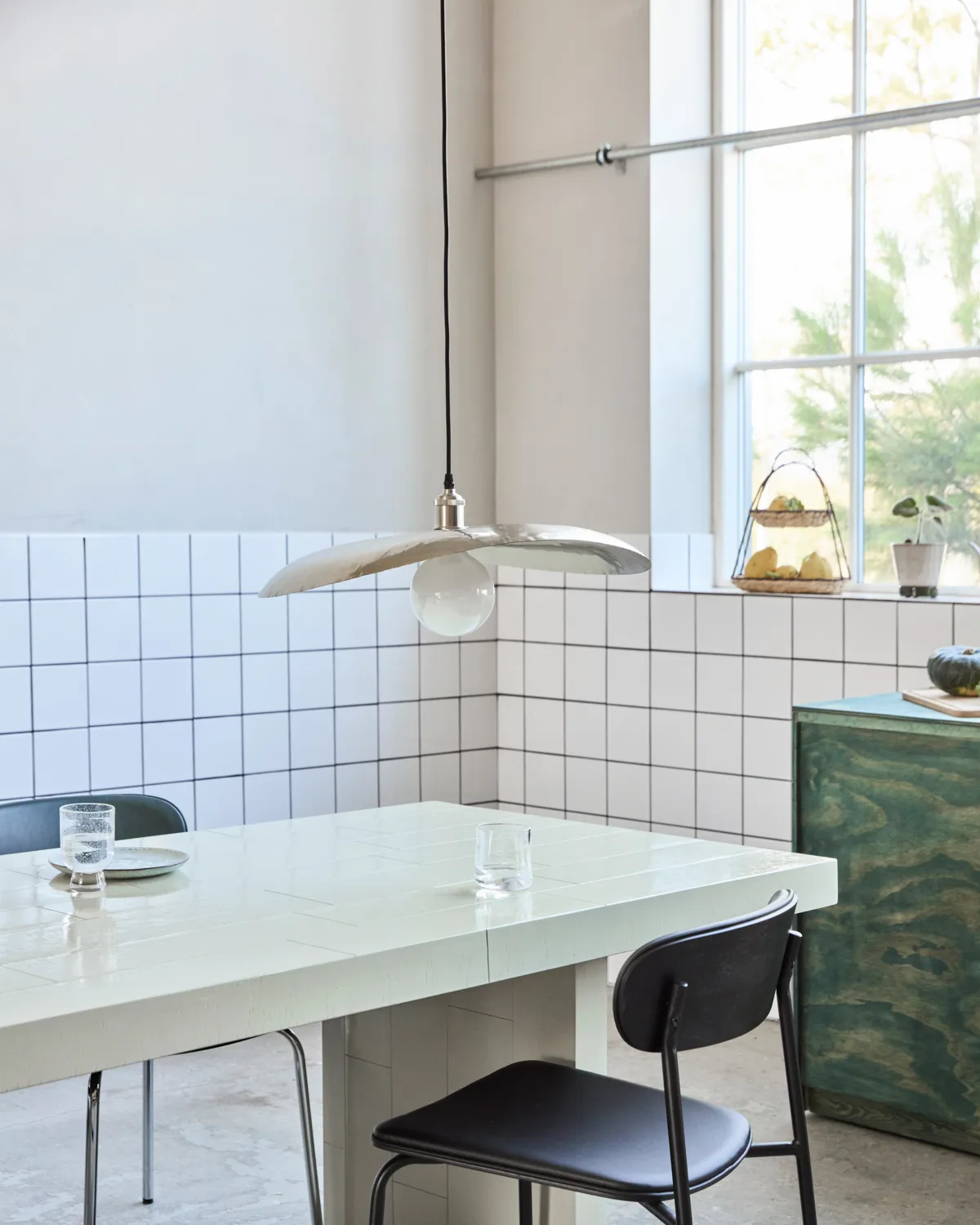 Abażur Hatt 13x14 cm, Srebrny, szczotkowany, 56,5×60,5×9 cm House Doctor