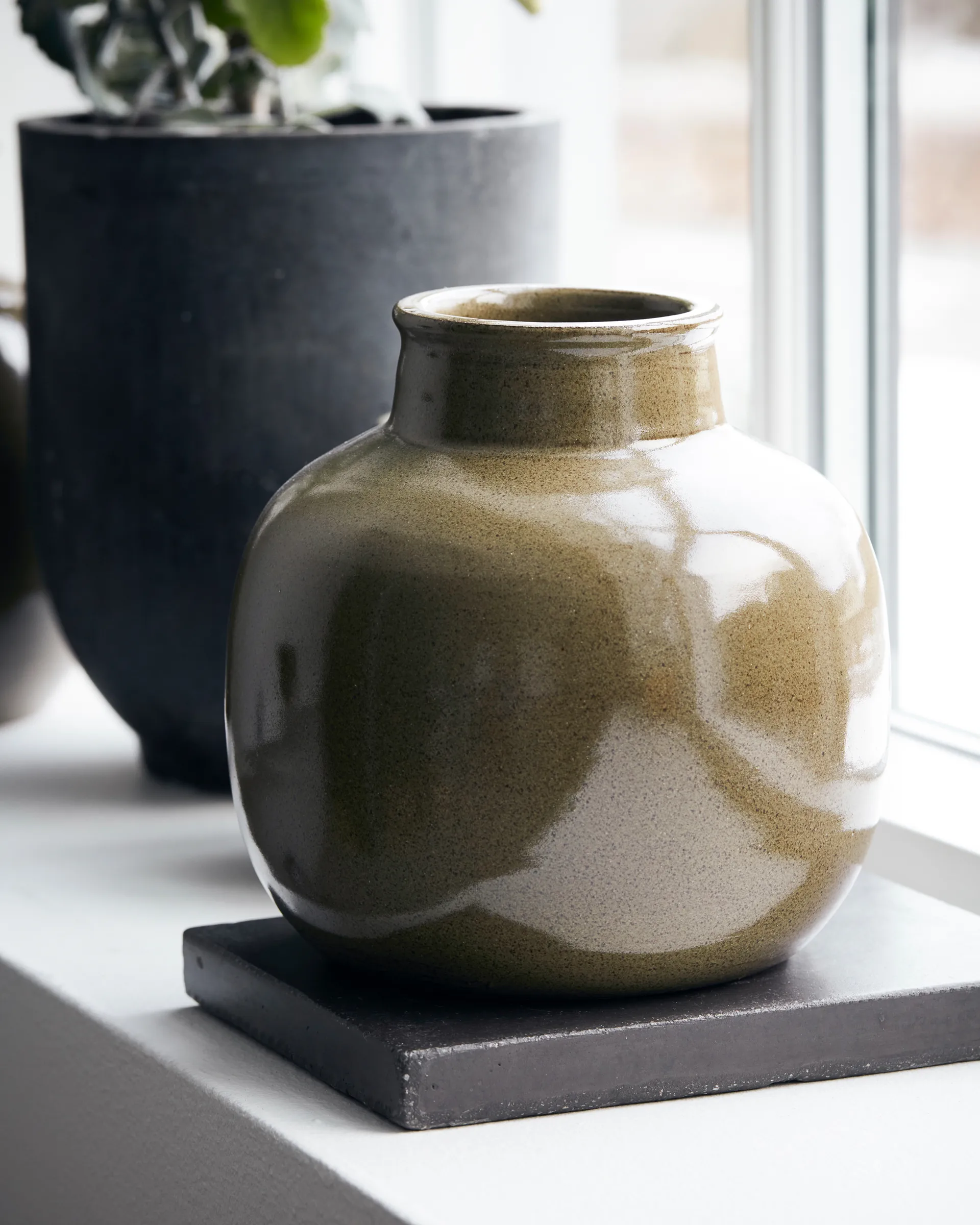 Aju wazon 17 cm, Zielony House Doctor