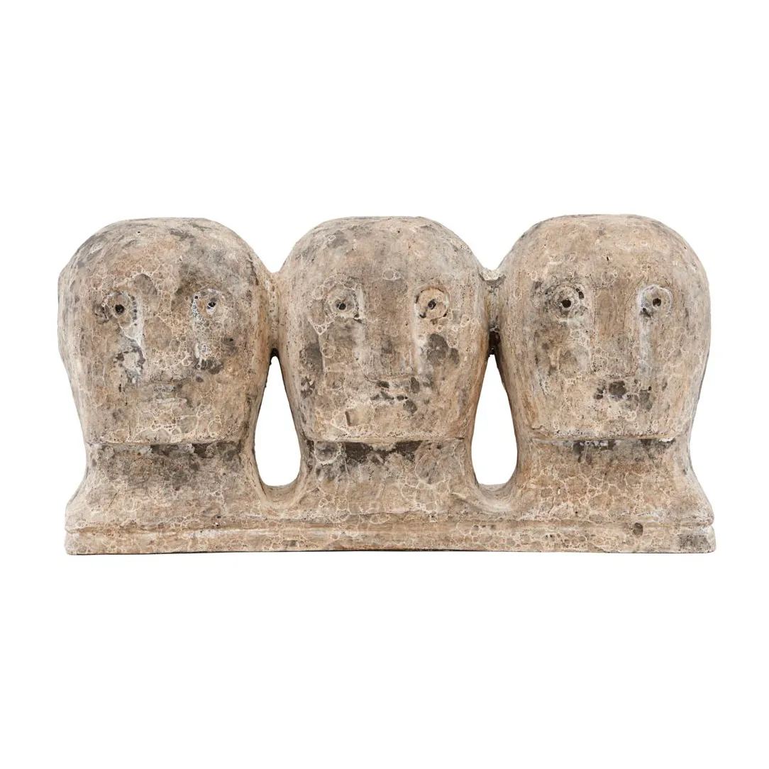 Ancient head dekoration, Szaro-brązowy House Doctor