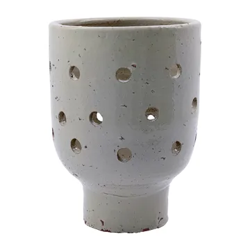 Artystyczny świecznik Ø15 cm - Beżowy - House Doctor