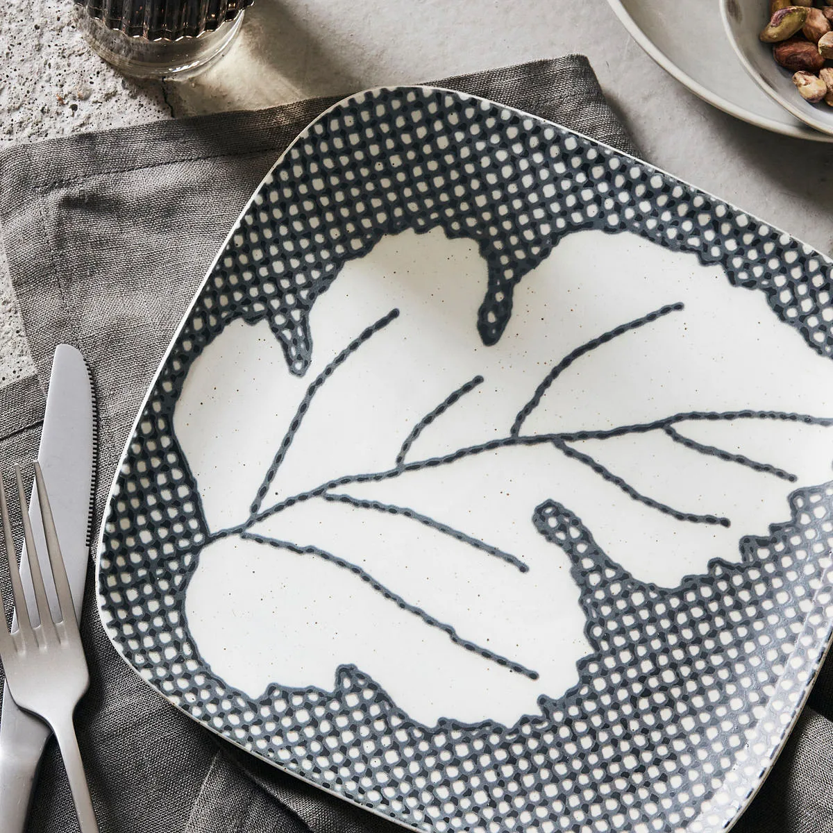 Ash talerz 21,6 cm, Szaro-niebieski House Doctor