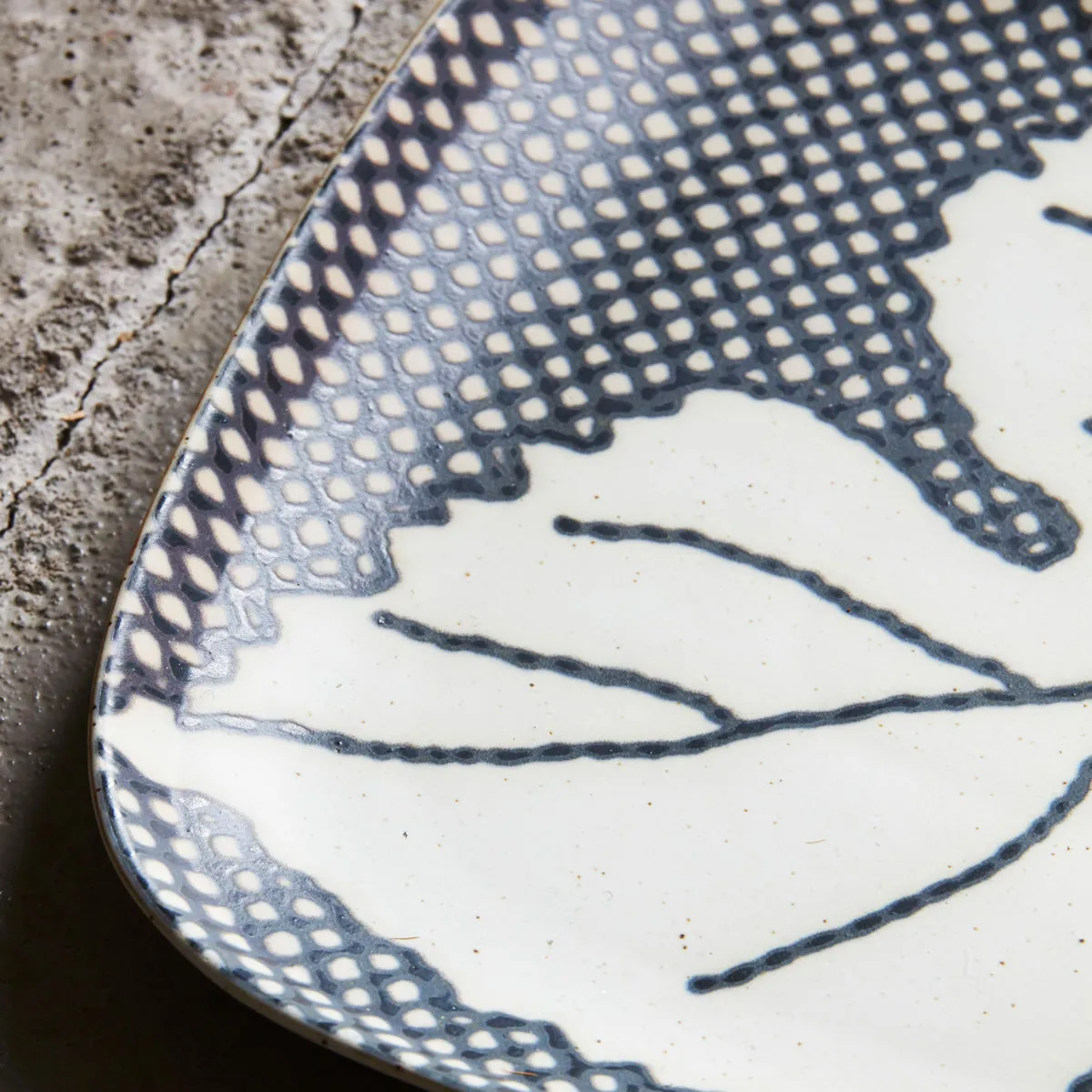 Ash talerz 21,6 cm, Szaro-niebieski House Doctor