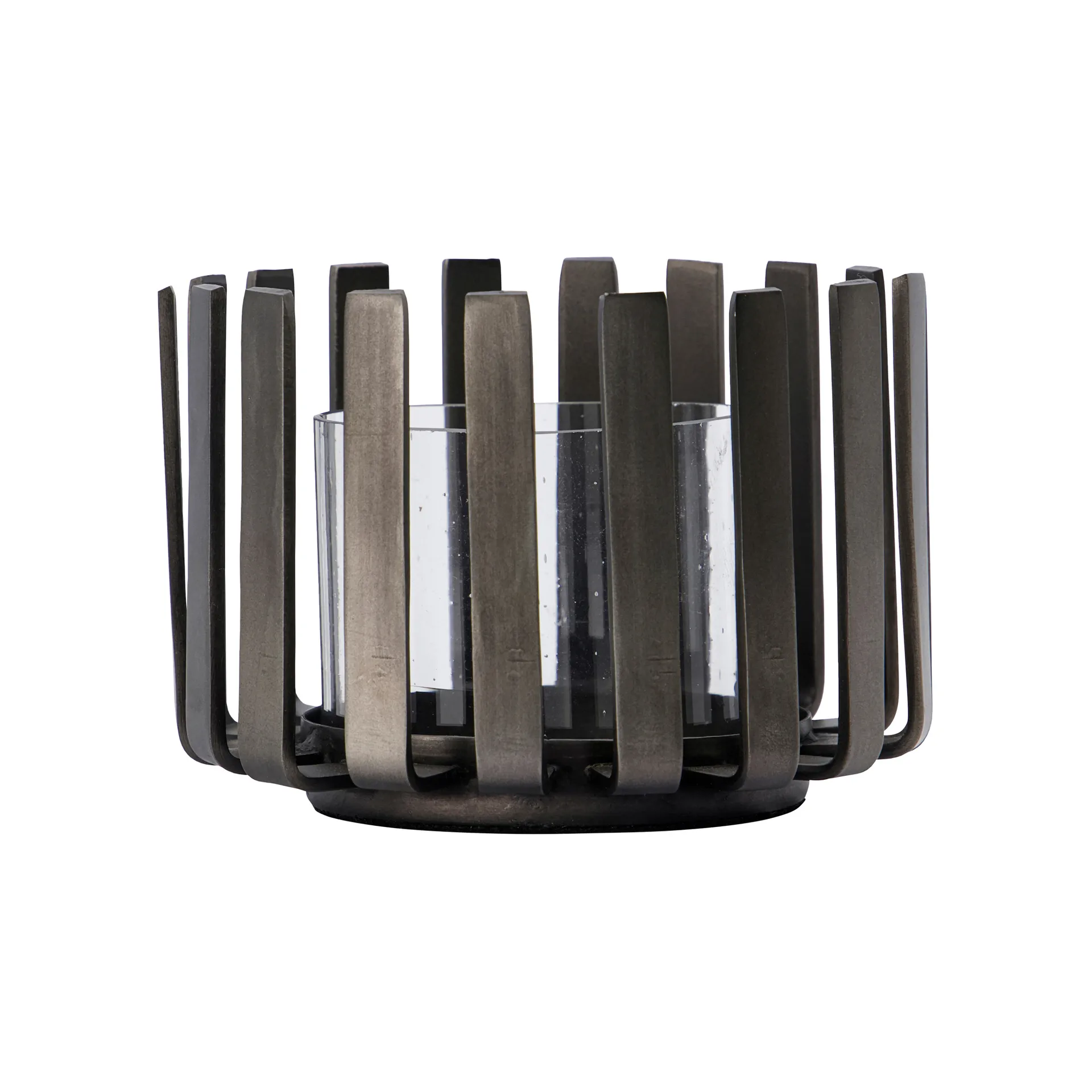 Bars tea light holder Ø10 cm, Czarny House Doctor