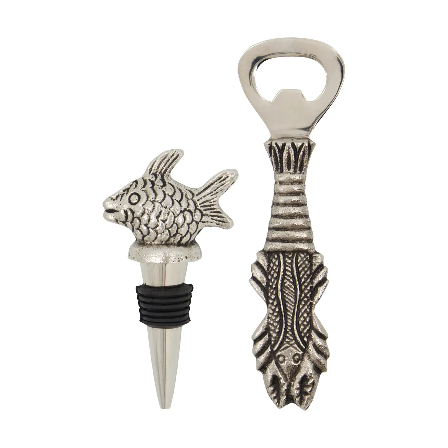 Barset Fish 2 sztuki, Antyczne srebro House Doctor