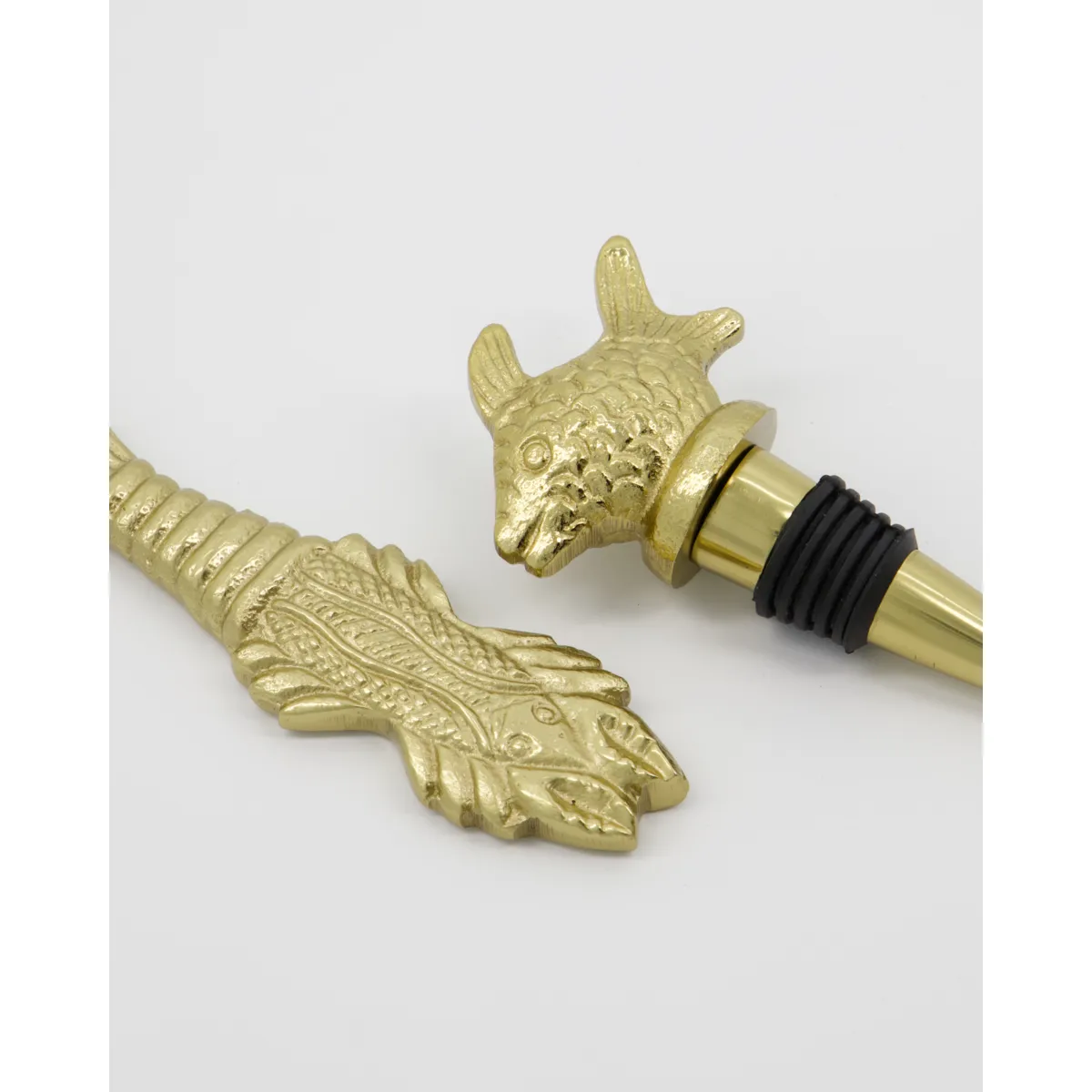 Barset Fish 2 sztuki, Antyczne złoto House Doctor