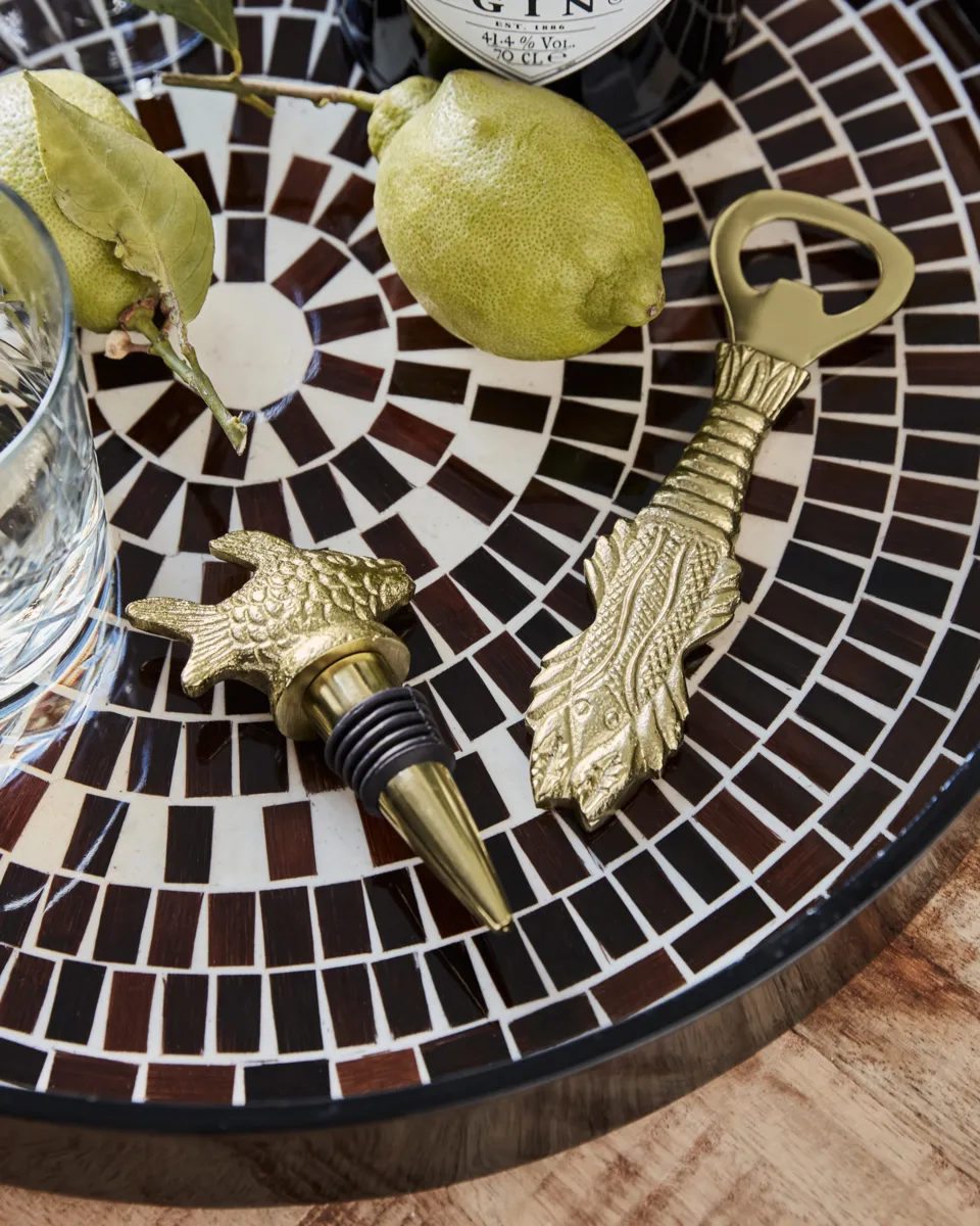 Barset Fish 2 sztuki, Antyczne złoto House Doctor