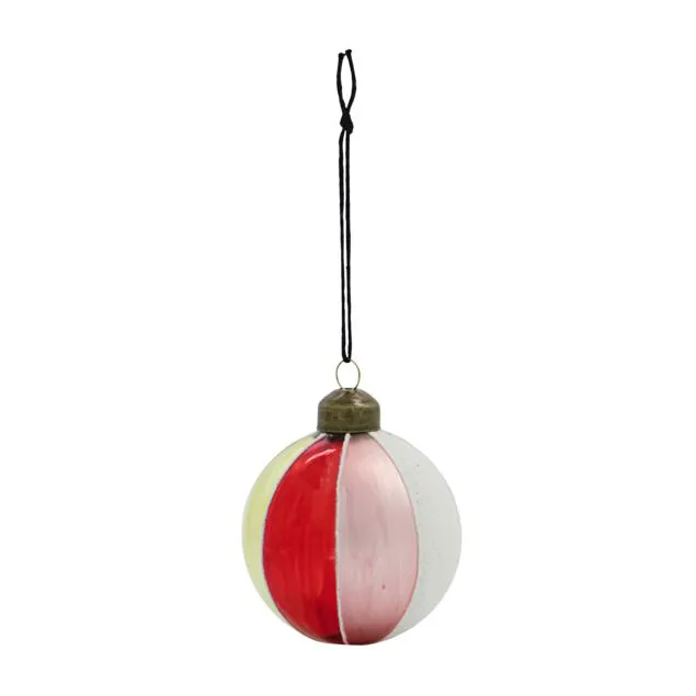 Bombka świąteczna Cirkus Ø6 cm, Czerwony House Doctor
