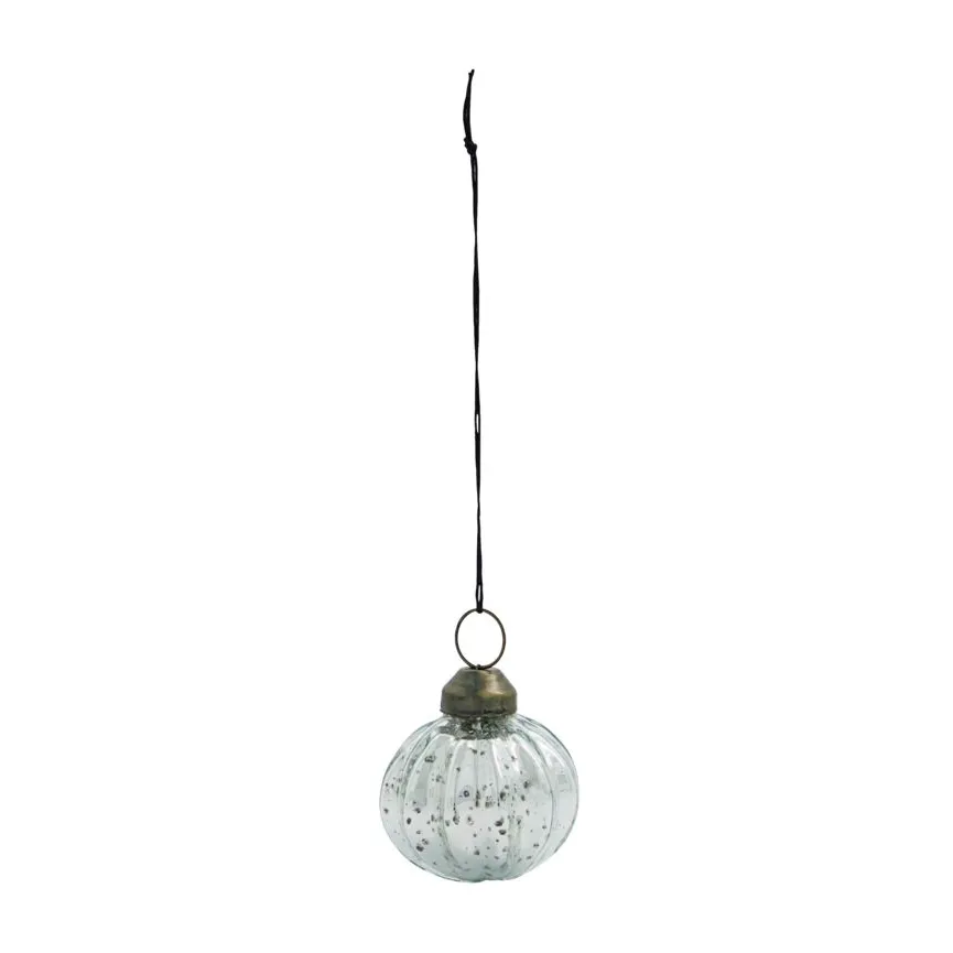 Bombka świąteczna Shim Ø6 cm, Srebrny House Doctor