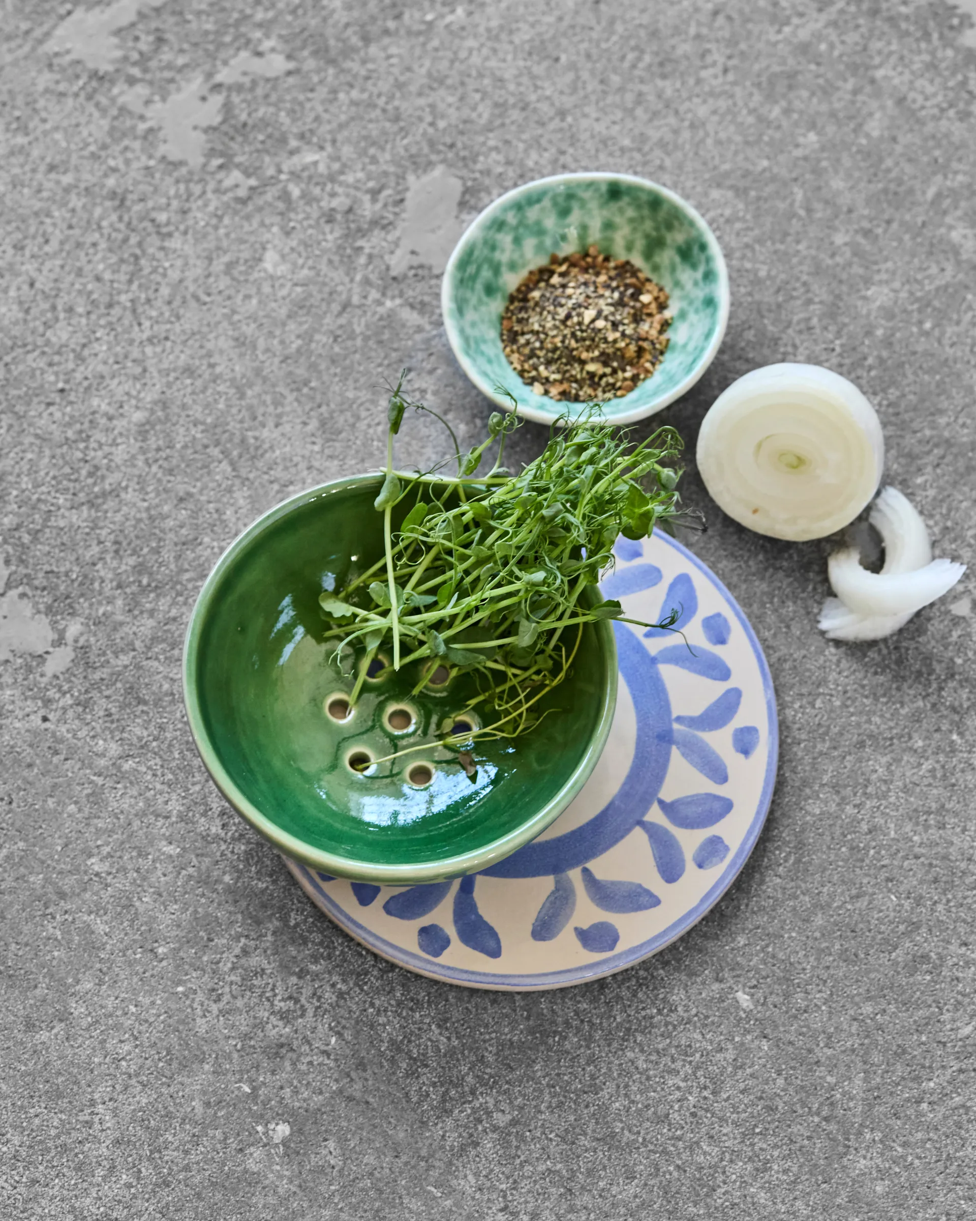 Cedzak Diva Ø12x4,5 cm, Zielony House Doctor