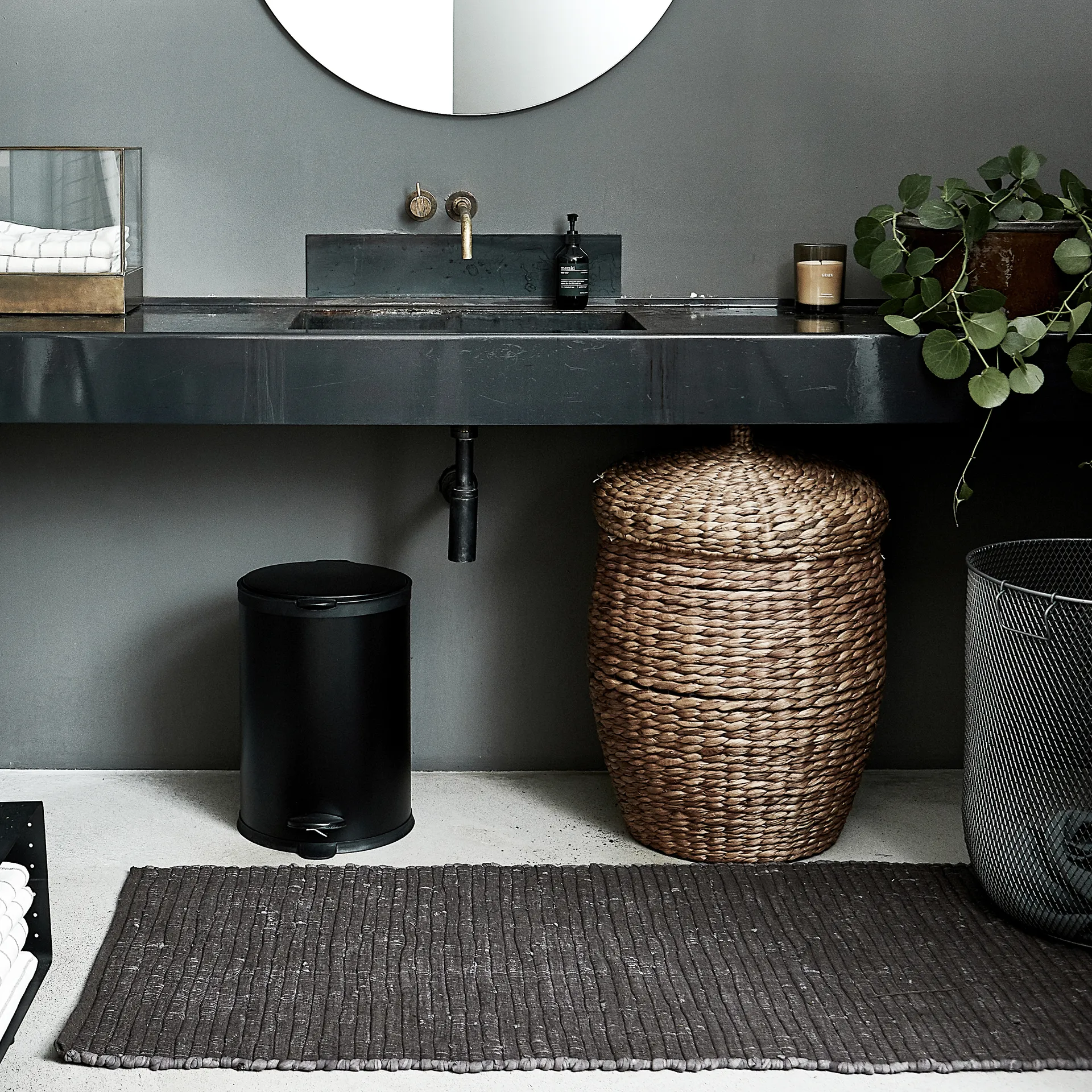 Chindi dywan 70x160 cm, szary House Doctor