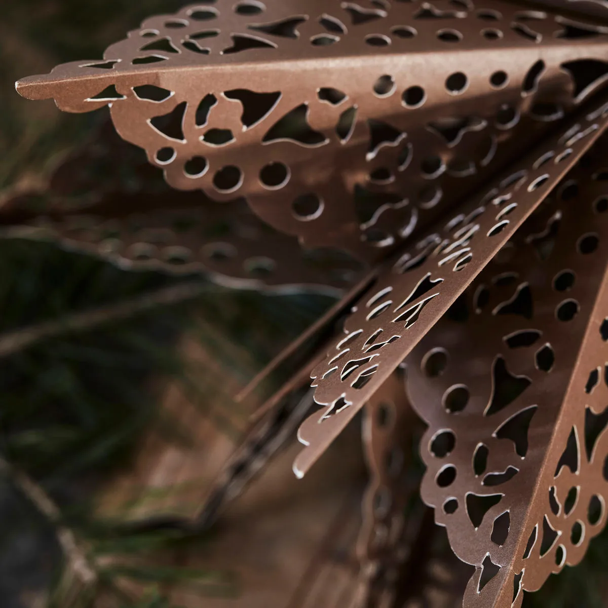 Clip top gwiazda Ø30 cm, brązowy House Doctor