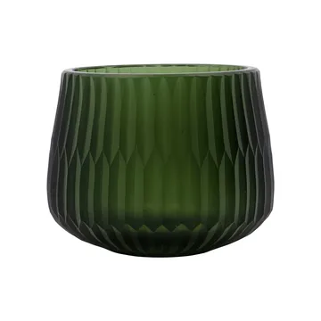 Crown lampion na świecę Ø14 cm - Zielony - House Doctor