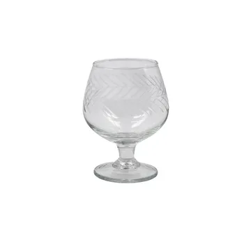 Crys kieliszek do koniaku 200 ml - Przezroczysty - House Doctor