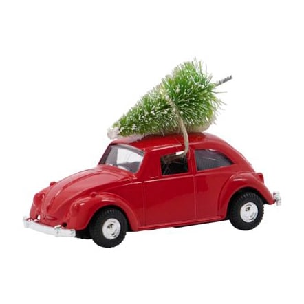 House Doctor Dekoracja MINI Xmas Car Czerwony | Skandynawski Design | Dekoracje świąteczne | Czerwony
