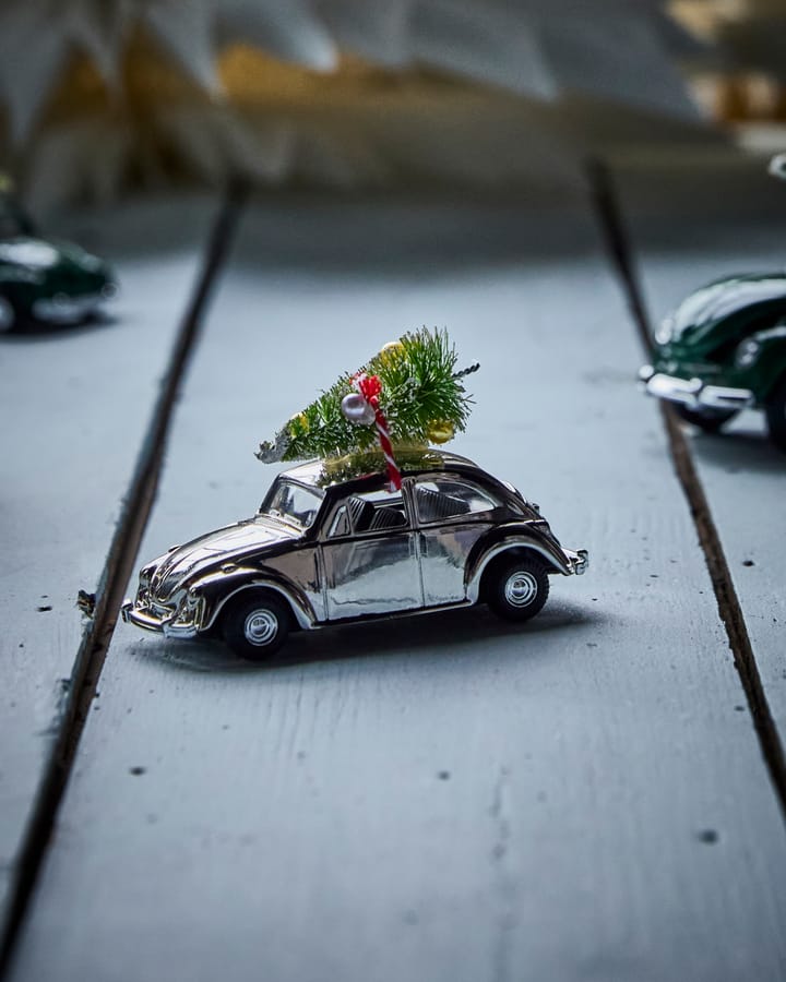 Dekoracja MINI Xmas Car, Srebrny House Doctor
