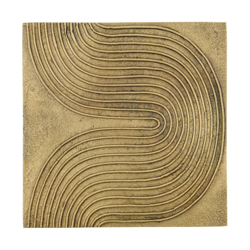 Dekoracja ścienna List 4-pak, Antyczny mosiądz House Doctor