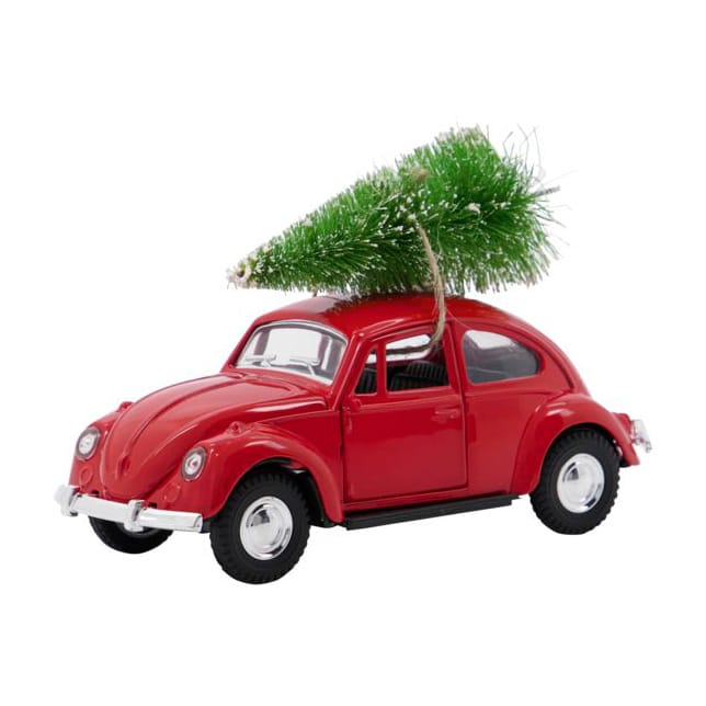 Dekoracja Xmas Car, Czerwony House Doctor