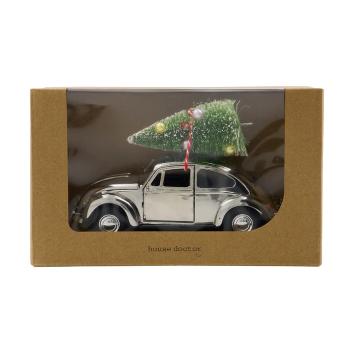 Dekoracja Xmas Car, Srebrny House Doctor