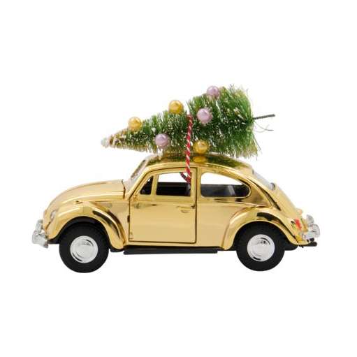 House Doctor Dekoracja Xmas Car Złota | Skandynawski Design | Dekoracje świąteczne | Złoty kolor