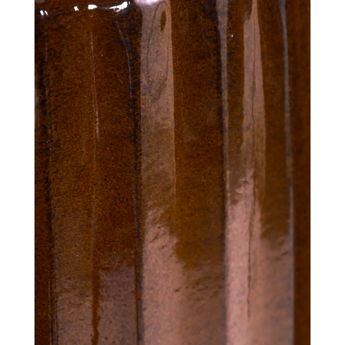 Doniczka Groove 2 szt. small, Brązowy House Doctor