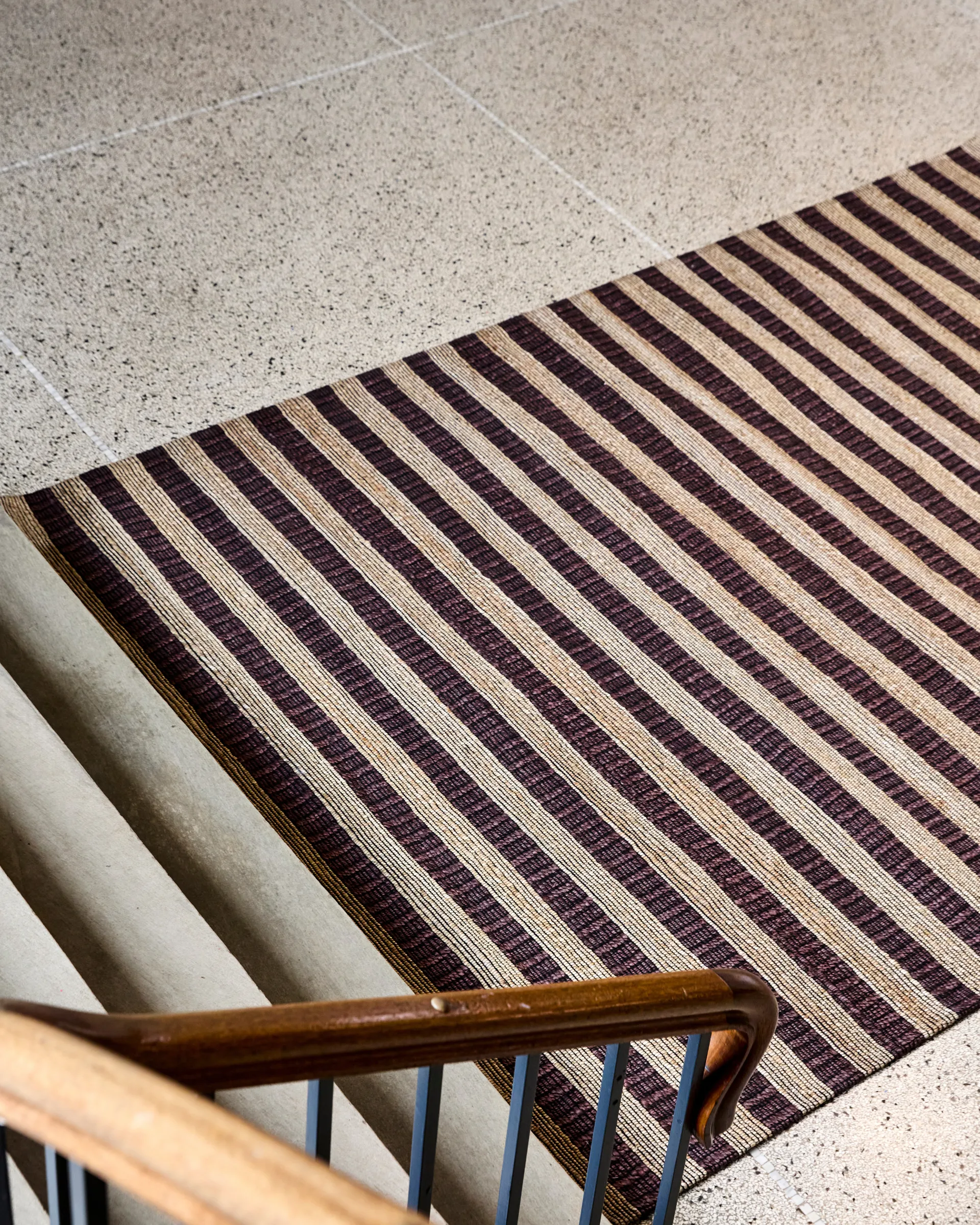 Dywan Block, brązowo-naturalny, 200x300 cm House Doctor