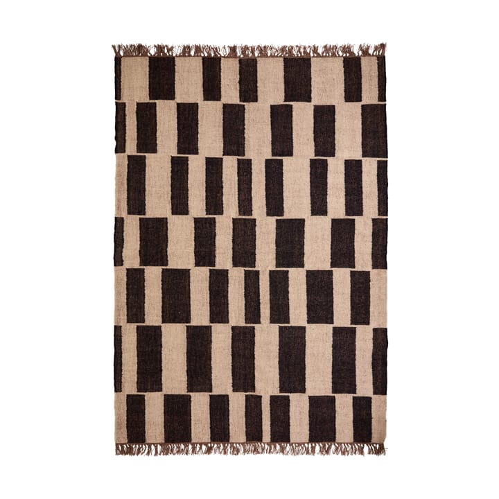 Dywan Graph, Czarny-naturalny, 160x230 cm House Doctor