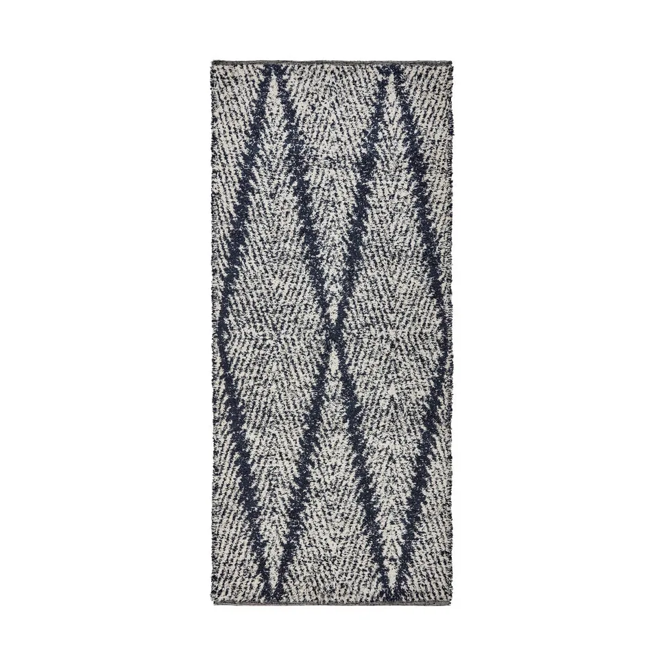 Dywan Kin, Czarno-off white, 90x200 cm House Doctor