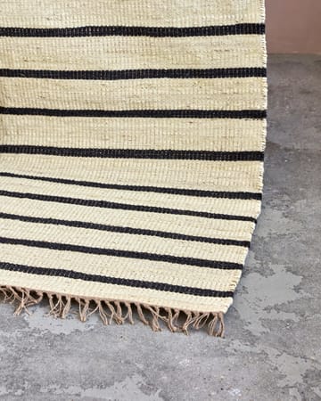 Dywan Sima 180x180 cm - Czarny-natura - House Doctor