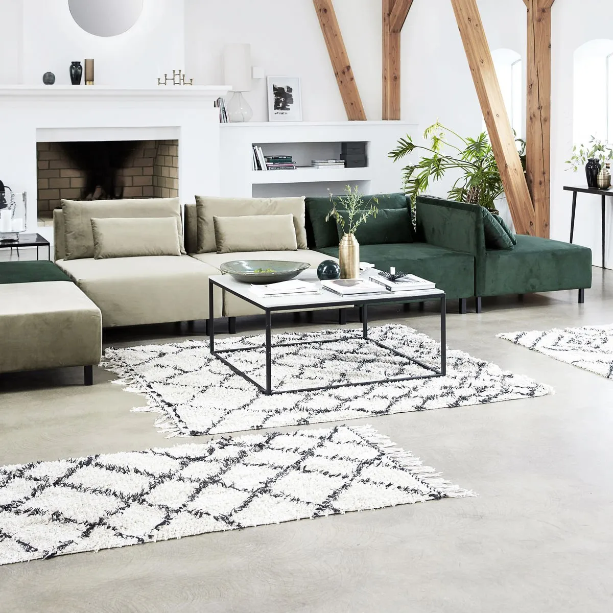 Dywan Zena, 180x180 cm House Doctor