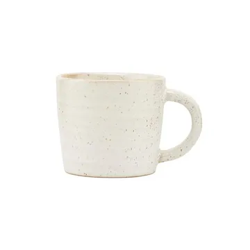 Filiżanka do espresso Pion 100 ml - Szaro-biała - House Doctor